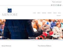 Tablet Screenshot of mentore.com